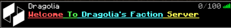 Dragolia Factions Server Dragolia Factions Server