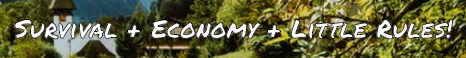 Friendly Survival! Jobs, Shop, Money System Included! Friendly Survival! Jobs, Shop, Money System Included!