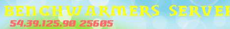 Benchwarmers SMP Server Benchwarmers SMP Server