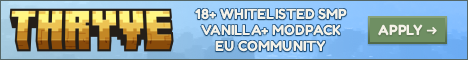Thryve | 18+ EU Vanilla+ SMP