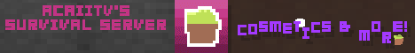 Acaii's Survival Server