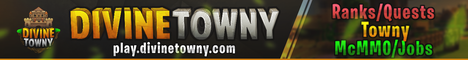 DivineTowny [1.15 - 1.16] - Towny | Ranks | McMMO
