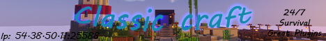 Classic Craft - Classic minecraft with some tweeks Minecraft Server