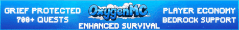 OxygenMC - Unique Enhanced Survival Experience OxygenMC - Unique Enhanced Survival Experience