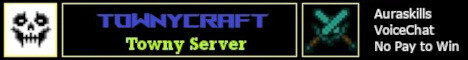 ⚔️ TownyCraft ⚔️ VoiceChat, PvP, Auraskills and much more!