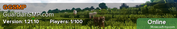 • GGSMP • Java/Bedrock • Vanilla+ • 1.21.10 • CustomTerrain • Economy