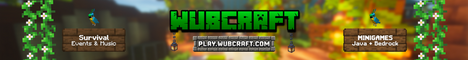 ☁️ Wubcraft • SMP • Minigames •  Music Festivals | 1.21+ Java/Bedrock