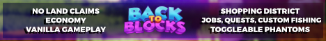 Back To Blocks | Vanilla+ | Custom Terrain