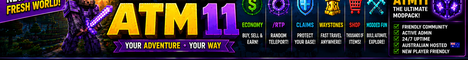 ****New ATM11 community server | Economy & Server Shop | RTP | FTB Claims | Friendly community | Fresh world****