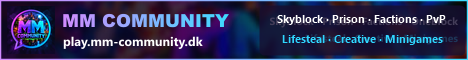 MM Community - Dansk Skyblock, Factions, Prison & Lifesteal