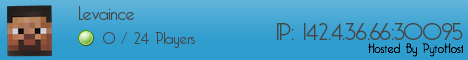 Levaince-|- 24/7 -|-  PvP -|- Survival -|- Anticheat -|- MCMMO -|-