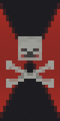 Black skull
