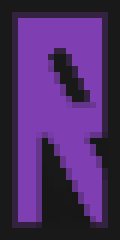 Purple Banner -- Letter