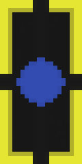 Blue, Black, and Yellow Banner