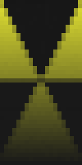 Radioactive Symbol Minecraft Banner