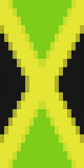Jamaica Flag Banner Minecraft Banner