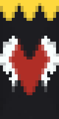 Winged Heart Minecraft Banner