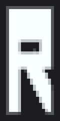 Letter R Minecraft Banner