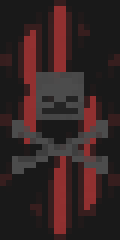 Bloodstained Wither Pirate Flag