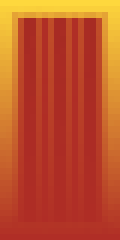 Red yellow stripes Minecraft Banner