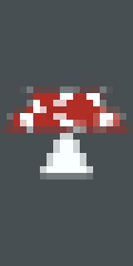 Mushroom with Grey Border