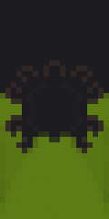 Spider in the night plains/superflat