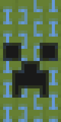 Charged Creeper Minecraft Banner