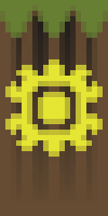 Grass Block Sun Banner Minecraft Banner