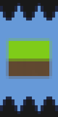 Grass block banner