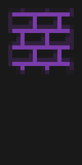 Black and Purple Fake Door