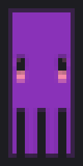 purple octopus Minecraft Banner