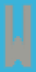 W Banner Credit:(JONII: YouTube Channel)(Minecraft Banner Alphabet Tutorial! Letter Banners in Survival: Video Title)