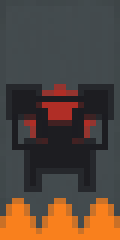 Minecraft shield spider of flames (only use as shield)