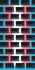 Trans Flag Pattern Minecraft Trans Flag (Vertical) Wall Minecraft Banner