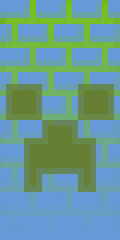 Charged Creeper Minecraft Banner