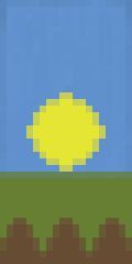 Minecraft Sunrise Minecraft Banner