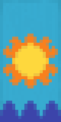 Ocean Banner Minecraft Banner