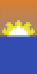 Beautiful Sunset Minecraft Banner