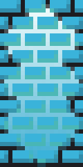 Blue brick wall Minecraft Banner