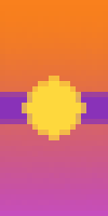 Dreamy Sunset Flag