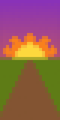 Sunrise Pathway Banner Minecraft Banner