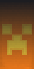 a pumpkin creeper banner