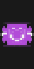 purple smile