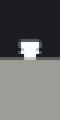 Skull in a cave