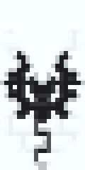 Black dragon white cape