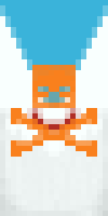 Minecraft banner do esqueleto de toalhas