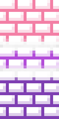 Ombre Purple Bricks Minecraft Banner