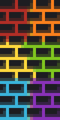 rainbow brick #3