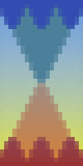 Fire And Ice Minecraft Banner