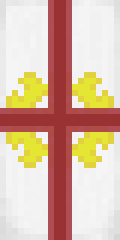 Red Royal Cross Minecraft Banner